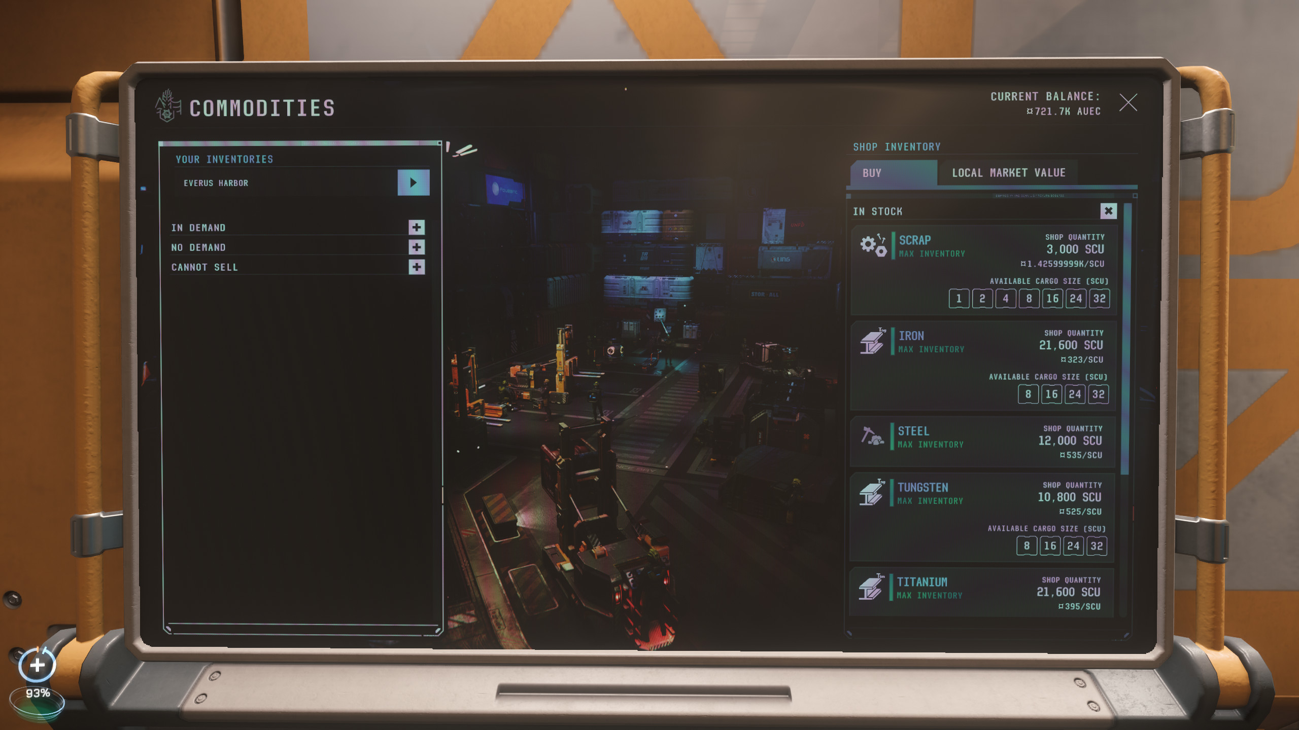 In-Game Terminal Screenshot